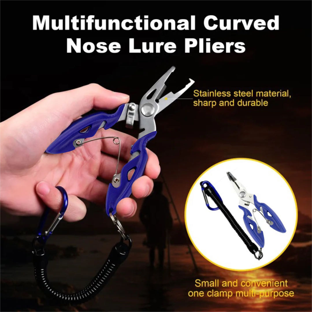 Fishing Line Cutter - 다기능 커브드 마우스 로드 서브 플라이어,