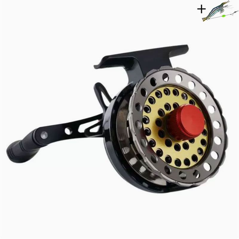 Ice Fishing Line - 금속 릴, 낚싯줄 감기 비율 2.6:1,