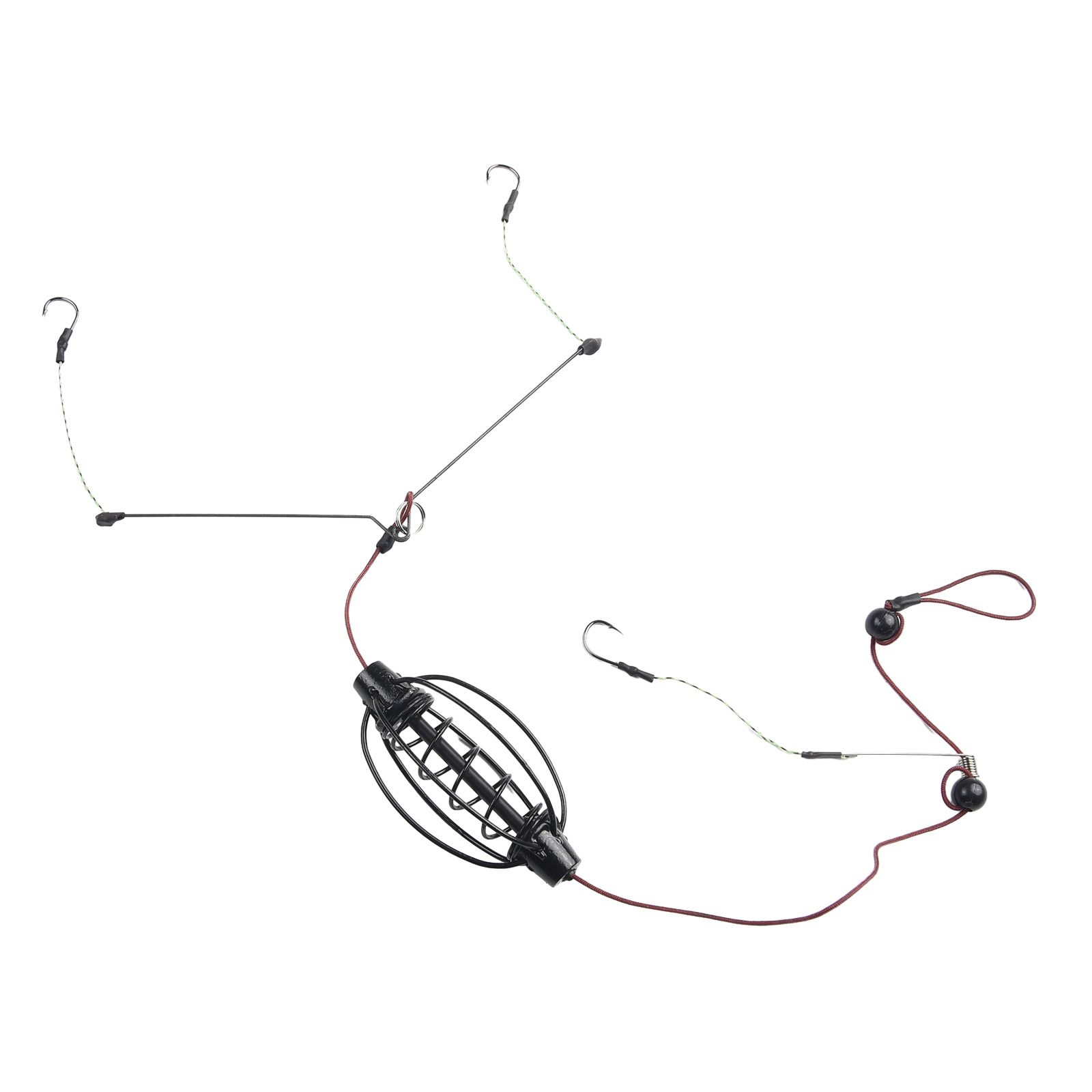 1PCS 잉어 낚시 피더 유럽 잉어 낚시 케이지 후크  - Monofilament Line 리뷰 및 가격